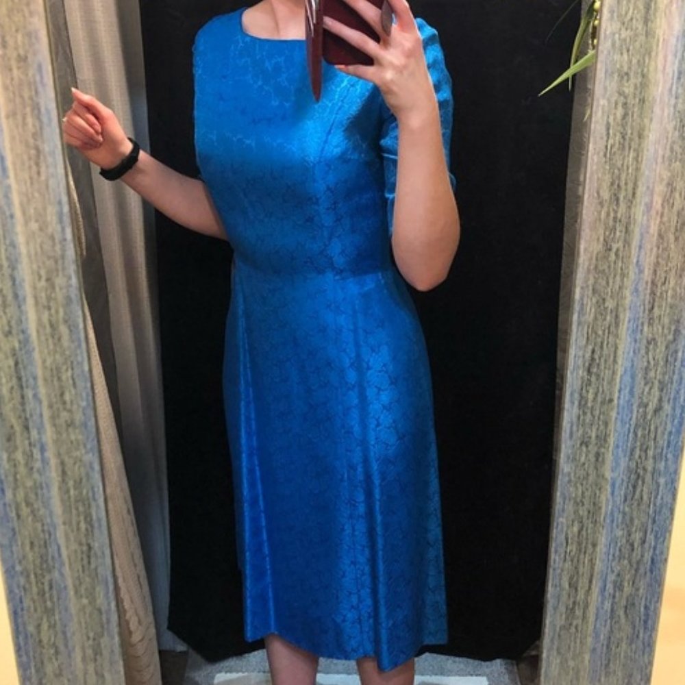 Royal blue dress